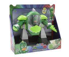 Pyjamasques - Véhicule Deluxe Turbo Movers avec figurine 7,5 cm - Gluglu