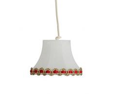 Rulke Rulke019511 LED Lampe à Suspension avec Bordure doré