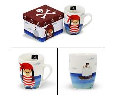ZIEGFELD- PIRATIN Paula Tasse in Geschenkbox, Unisex-Kinder, TPP, coloré, Taille unique