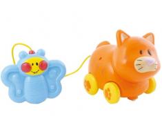 Partner Jouet - HKT3888 - Jeu éducatif Premier âge - Pousse et Traîne - Chat Filoguidé