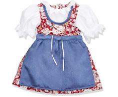 Puppenmode 2063-3 Cagoule Dirndl avec Tablier pour poupées Multicolore