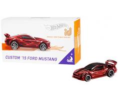 Hot Wheels id voiture Ford Mustang ’15 avec puce NFC intégrée, identification unique, échelle 1/64, jouet pour enfant, 8 ans et plus, FXB37