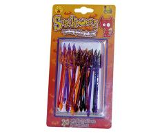 Rubies-déguisement officiel - Rubies- Vaisselle Party Pick Trident - Pack De 20 Picks De 4 Coloris- S0280