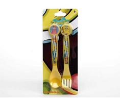 Atosa - 9076 - Set 2 Couverts Bob Eponge - 22 x 9 cm