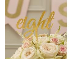 Ginger Ray PP-625 - Numéros de table - Acrylique - 1-12