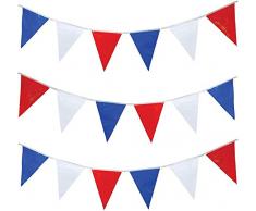 Shatchi BUNTING-RBW-80-FLAGS-25m-NO4-11211 Guirlande de 50 drapeaux de 23 m de long Motif Union Jack Briton GB