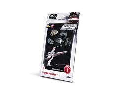 Revell Easy Click 01101 Maquette Star Wars X Wing Fighter échelle 1:112 Luke Skywalker, Blanc