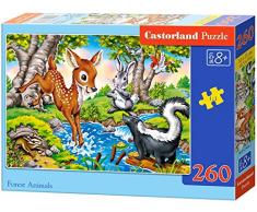 Castorland B-27446 Scie sauteuse Classique 260 PC – Les Animaux de la forêt