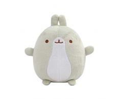 TOMY MOLANG - Peluche Copain de Molang Douce 20cm L66057, Peluche Molang, Peluche Douce et Moelleuse à Collectioner, Doudou Lapin, Peluche Gris/Blanc Pour Enfants et Fans de Molang