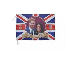Gifts SHATCHI-484 All Occasions Limited Drapeau commémoratif Harry & ‿Meghan 76,2 x 50,8 cm