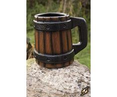 Epic Armoury IF-402722 Mug à bière avec bandes métalliques 20 cm Improvised Mixte Adulte