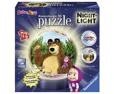 Ravensburger – 12179 – Masha et Michka Lampe Nocturne, veilleuse Puzzle 3D