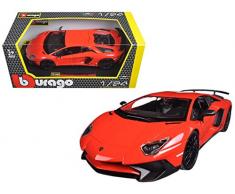 Bburago- Miniature Voiture de Collection, 21079R, Rouge