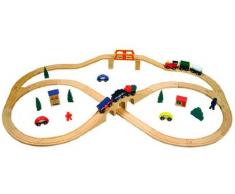 Sapin Malin - SM56304 - Véhicule Miniature et Circuit - Circuit Train Double - 49 Pièces