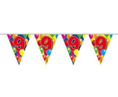 Folat Guirlande de fanions « Happy Birthday » 10 m 9