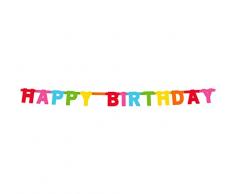 Folat Neu Guirlande Happy Birthday Lettres, 1,5 m