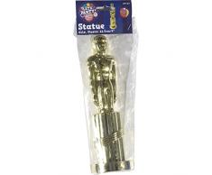 Smiffys 29127 Déguisement Adulte Statuette en Plastique, Doré, Taille Unique
