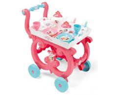 Smoby - 310572 - Disney Princesses - Desserte XL - Plateau Amovible - 17 Accessoires