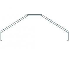 Jamara Jamara504221 2,5 mm arrière Stabilisateur pour Poussette X3