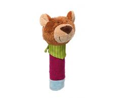 sigikid, Fille et Garçon, Hochet Pouët-Pouët Ours, Multicolore, 42209