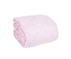 Effiki 5901832944768 Tour de lit matelassé Extra Long Rose poudré 70 x 140 cm Bleu