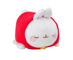 TOMY MOLANG - Mini Peluche Molang Super Héros L66043, Peluche Molang, Peluche Douce et Moelleuse à Collectionner et Empiler, Doudou Lapin Blanc, Lapin Blanc de 7cm pour Enfants et Fans de Molang