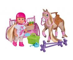 SIMBA 105733274 Evi Love Holiday Horse Jeu poupée