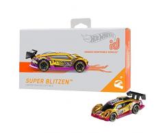 Hot Wheels id voiture Super Blitzen avec puce NFC intégrée, identification unique, échelle 1/64, jouet pour enfant, 8 ans et plus, FXB20
