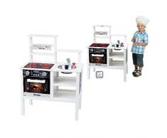 Klein - 9458 - Jeu dimitation - Cuisine en bois avec équipement Miele, modèle moyen