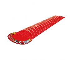 Jilong Single Water Slide Toboggan Aquatique / Tapis de glissades antidérapant pour 1 Personne 500 x 90 cm avec pulvérisateur à Eau à raccorder au Tuyau darrosage