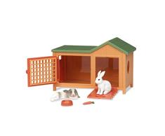 TERRA - 44639 - Figurine Set - Lapin Clapier