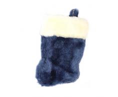 Gifts 4 All Occasions Limited SHATCHI-870 Chaussette de Noël en velours avec décorations de Noël en fourrure Multicolore