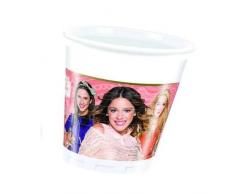 Violetta Disney Musique Passion 200 ML Gobelets en Plastique, Lot de 8