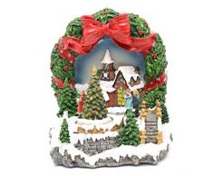 Gifts Lot de 4 décorations de Noël à LED Shatchi-838 pour décoration de Noël Multicolore