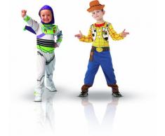 Rubies-déguisement officiel - Toy Story - Déguisement Costume Coffre Toy Story : 2 Costume + 2 Masques- I-5400
