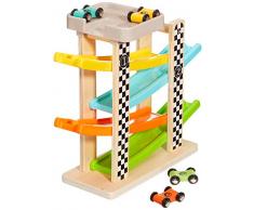Andreu Toys TB15414 Jouet de Course en Bois Multicolore 30 x 10 x 27 cm