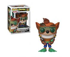 Funko- Figurines Pop Vinyl: Games Bandicoot: Scuba Crash Collectible Figure, 33916, Multicolour