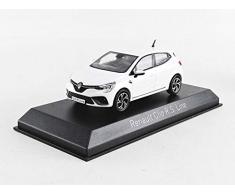 Norev- Renault Clio R.S. Line 2019-Pearl White Voiture Miniature de Collection, 517588, Blanc