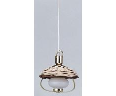 Rulke Rulke010537 Lampe suspendue à pétrole avec pied, multicolore