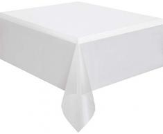 Unique Party 5080 - Nappe en Plastique Transparente 2,74 m x 1,37 m