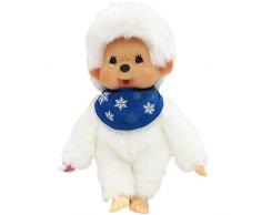 Bandai - Monchhichi - peluche - Snow blanc 20 cm - 24352