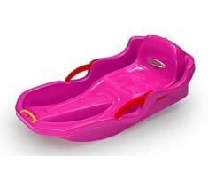 Jamara 460541 Snow Play Bob Comfort 80 cm avec Guidon de Frein et Levier de Frein, Construction aérodynamique, Durable, résistant aux Chocs en Plastique, siège Ergonomique