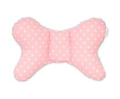Fun with Mum But-PIL-PIN-Dot Coussin de Nuque Motif Papillons Rose