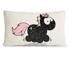 NICI-TH18 Coussin rectangulaire Licorne, NI41428, Carbon-Flash, 43 x 25 cm