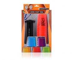 Kiddoo Jeux pour enfants - Speed Cup - Gobelets à Empiler