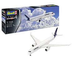 Revell 03881 Maquette davion Airbus A350-900 Lufthansa, échelle 1/144, 3881, Blanc