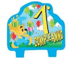 Givi Italia 51260 décoré Bougie, Multicolore, 9 cm