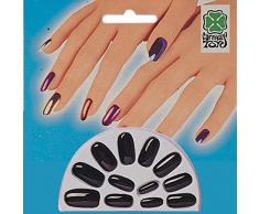 Carnival Toys Lot de 12 Autocollants pour Ongles Noir