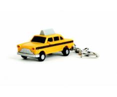 Kikkerland KRL38TC-EU Porte-Clés Taxi avec LED, Jaune - version anglaise