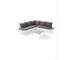 Bonprix - Salon de jardin lounge Tijuana blanc pour maison